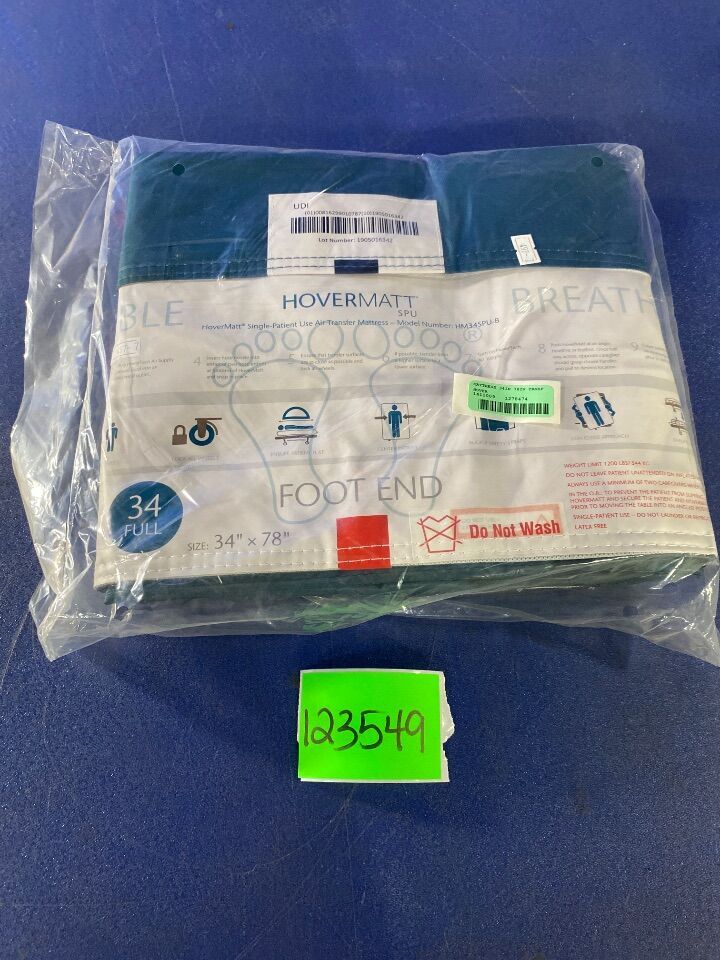 HOVERMATT HM34SPU-B Single -Patient use air transfer mattress