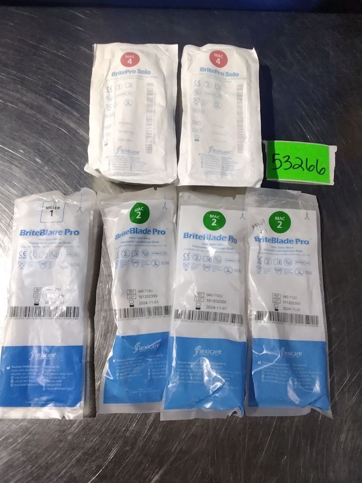 FLEXICARE VARIOUS LARYNGOSCOPE BLADES