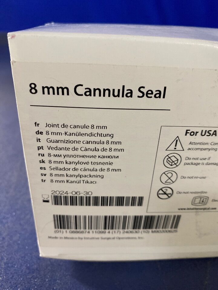 INTUITIVE SURGICAL OPERATIONS INC. 8 mm Cannula Seal Disposable