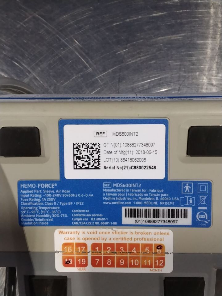 MEDLINE HEMO-FORCE - Lot of 10 DVT Pump