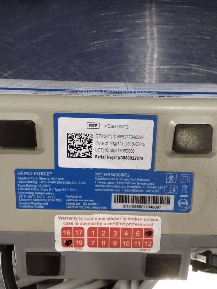 MEDLINE HEMO-FORCE - Lot of 10 DVT Pump