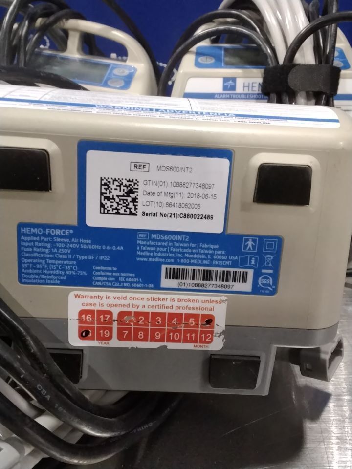 MEDLINE HEMO-FORCE - Lot of 10 DVT Pump