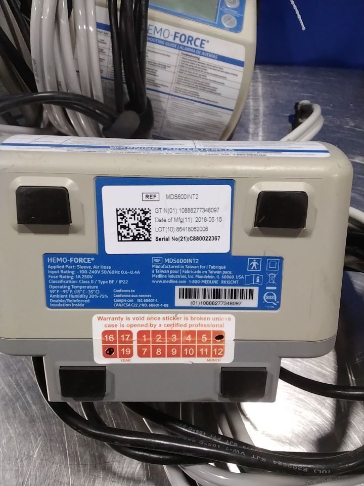 MEDLINE HEMO-FORCE - Lot of 10 DVT Pump