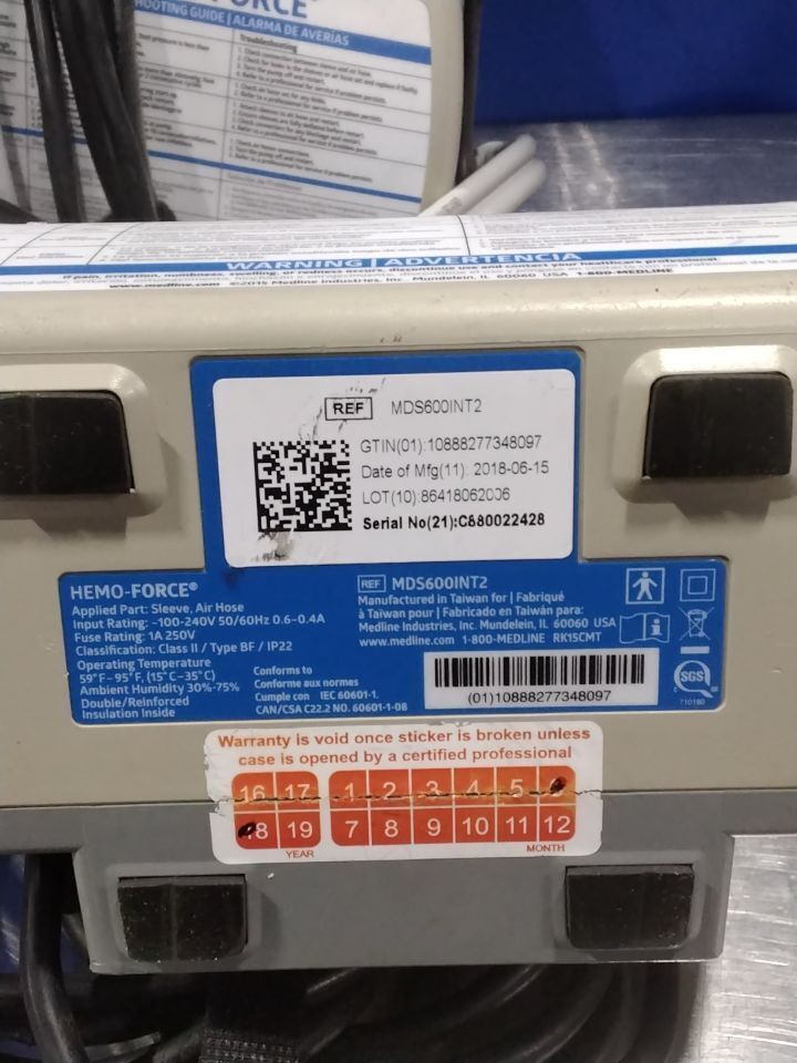 MEDLINE HEMO-FORCE - Lot of 10 DVT Pump