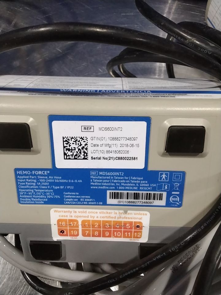 MEDLINE HEMO-FORCE - Lot of 4 DVT Pump
