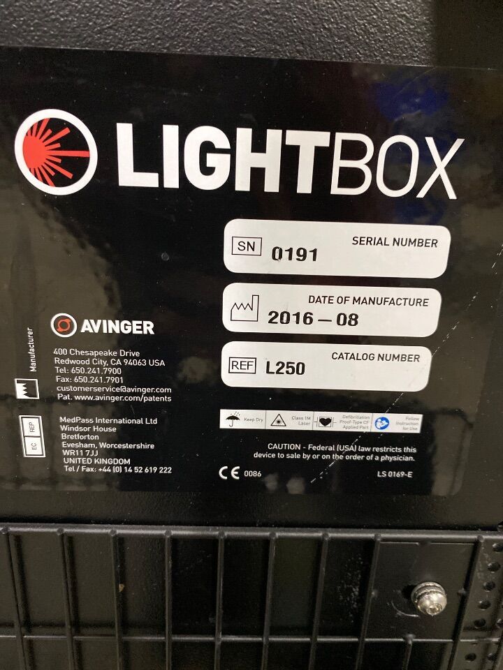 AVINGER L250 Lightbox Digital Imaging System