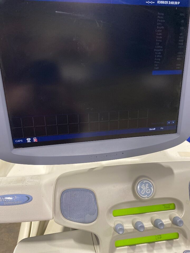 GE Vivid 7 Dimensions Ultrasound Machine