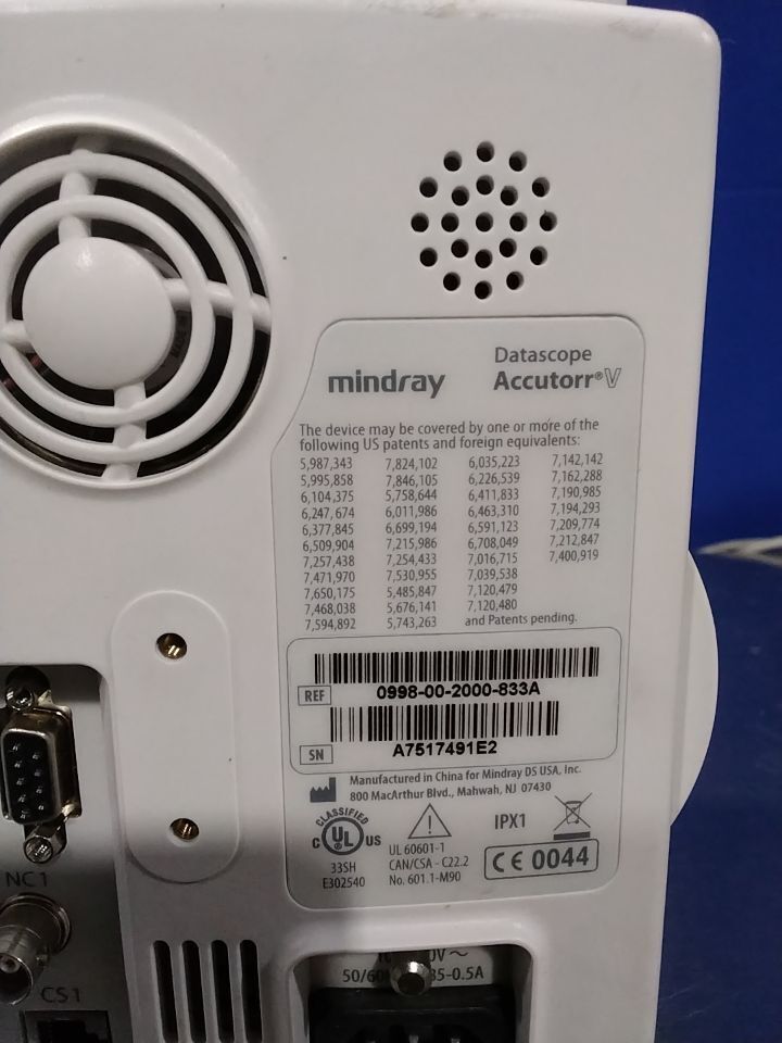 MINDRAY Accutorr V Monitor