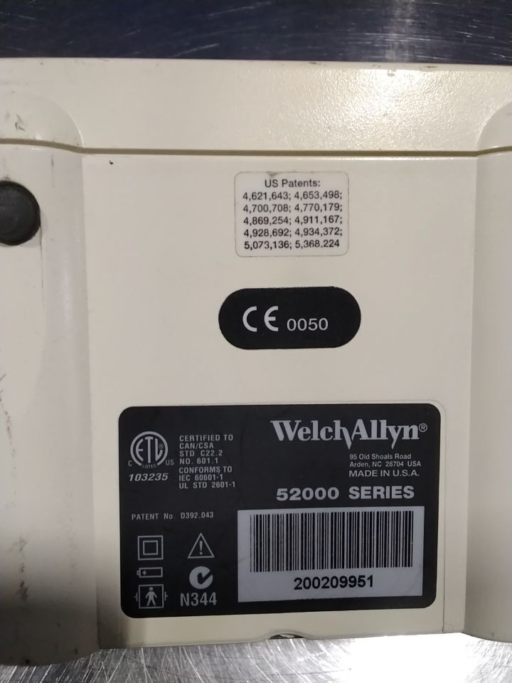 WELCH ALLYN 52000 Series Monitor