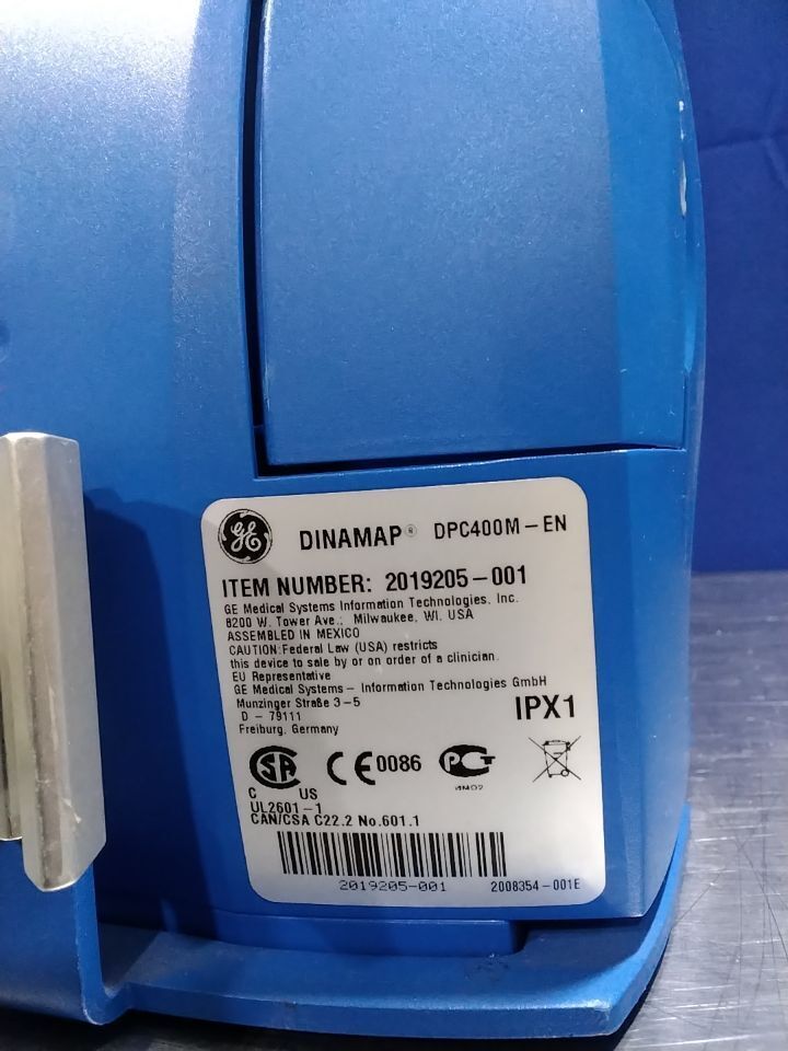 GE DINAMAP OPC400M-EN Monitor