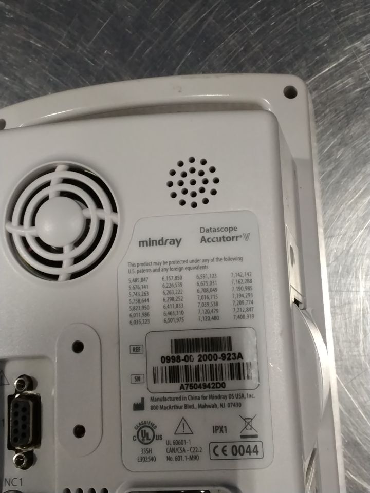 MINDRAY Accutorr V Patient Monitor Monitor