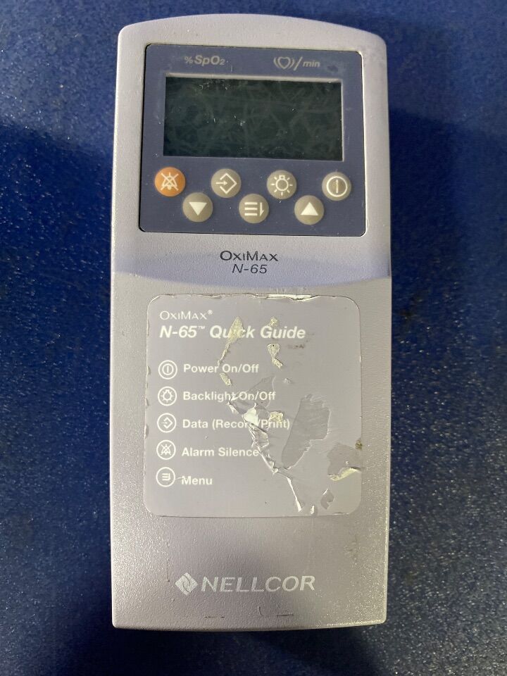 NELLCOR OxiMax N-65 Pulse Oximeter - Lot of 2 Oximeter - Pulse