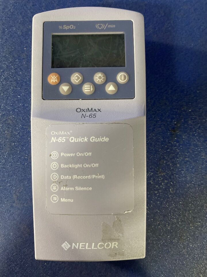 NELLCOR OxiMax N-65 Pulse Oximeter - Lot of 2 Oximeter - Pulse