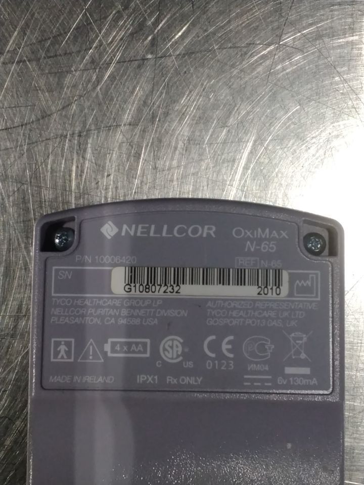 NELLCOR OxiMax N-65 Oximeter - Pulse