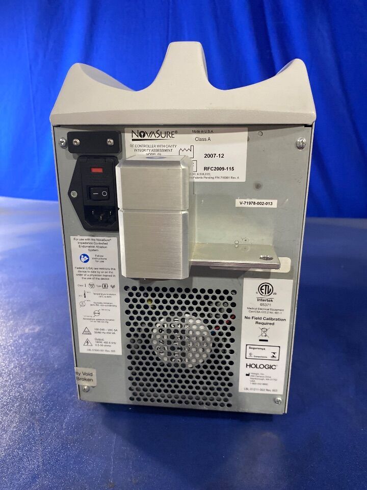 HOLOGIC NovaSure RF Controller with Cavity Integrity Assessment Electrosurgical Unit
