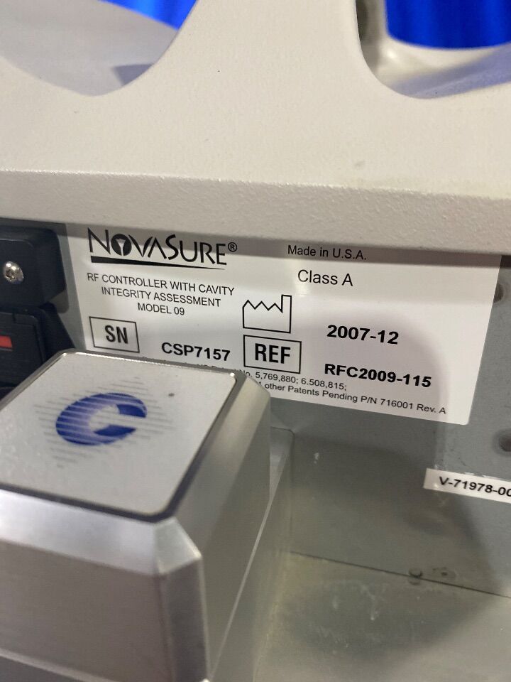 HOLOGIC NovaSure RF Controller with Cavity Integrity Assessment Electrosurgical Unit