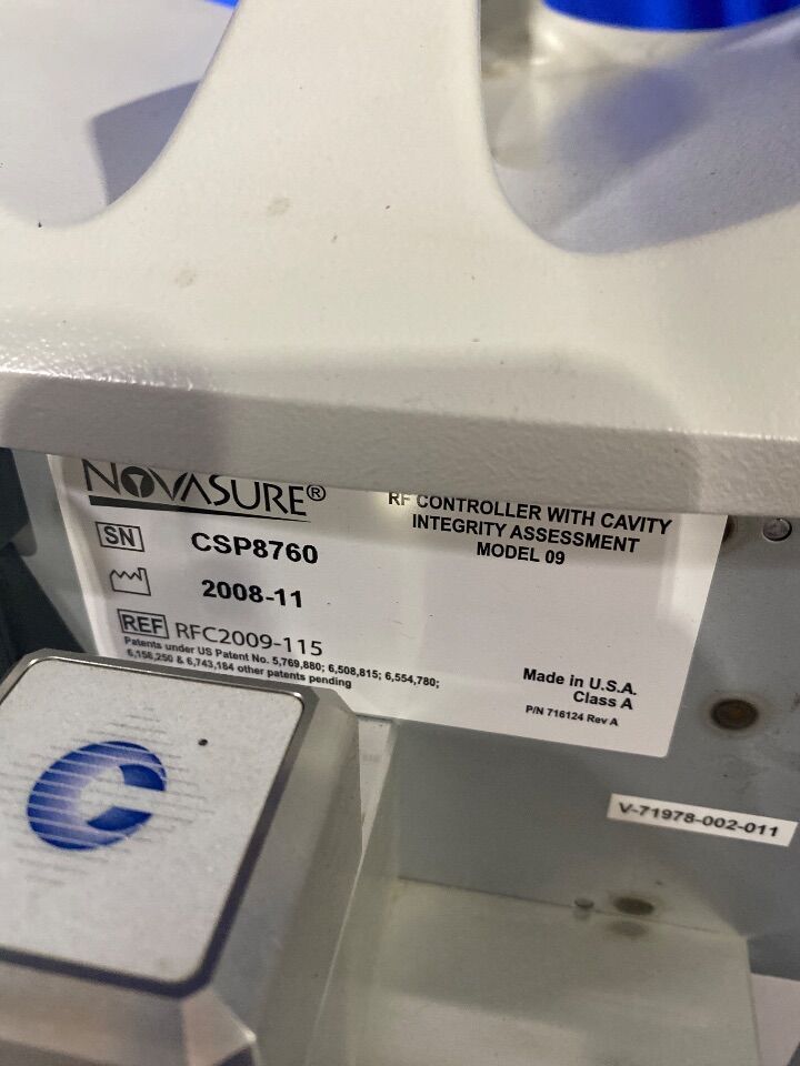HOLOGIC NovaSure RF Controller with Cavity Integrity Assessment Electrosurgical Unit