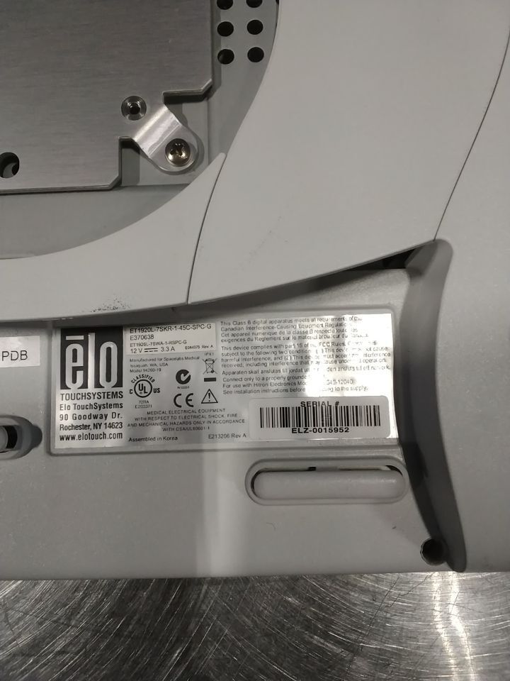 ELO TOUCHSYSTEMS ET1920L-7SKR-1-45C-SPC-G - Lot of 2 Display Monitor