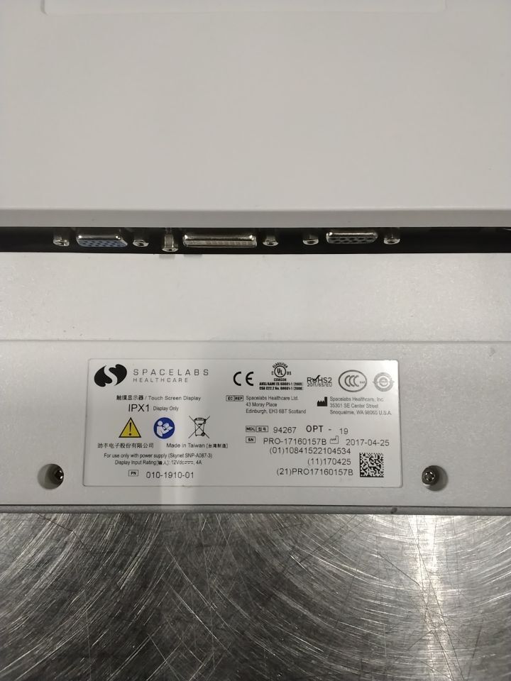 SPACELABS 94267 Display Monitor