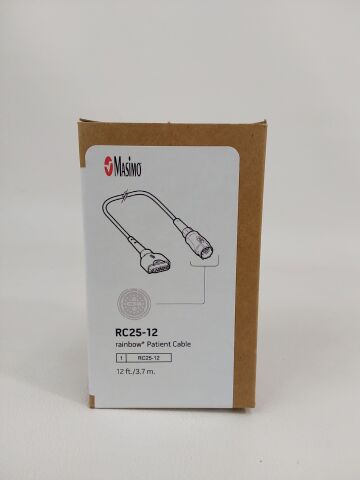 MASIMO RC25-12 RAINBOW PATIENT CABLE REF 3342 lot of 23