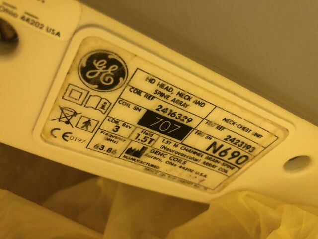 GE Optima 1.5T 29x MRI Scanner