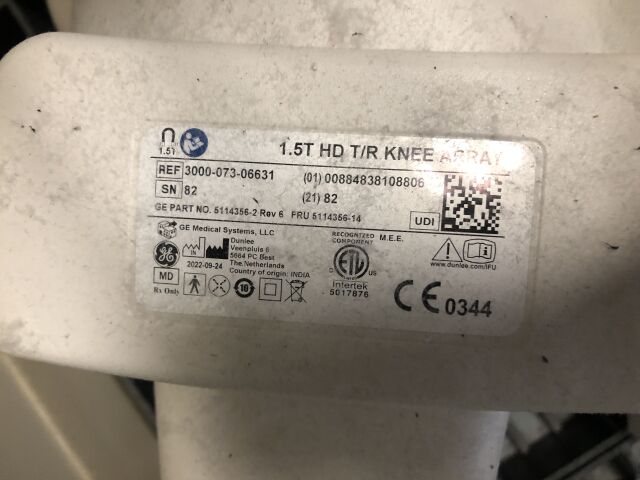 GE Optima 1.5T 29x MRI Scanner