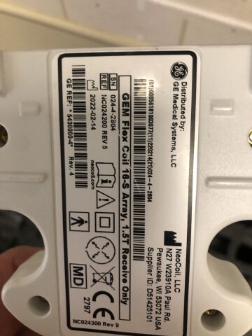 GE Optima 1.5T 29x MRI Scanner