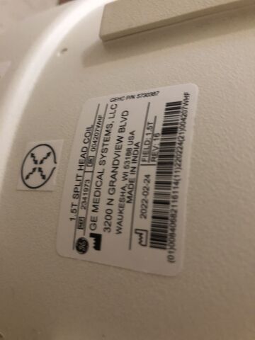 GE Optima 1.5T 29x MRI Scanner