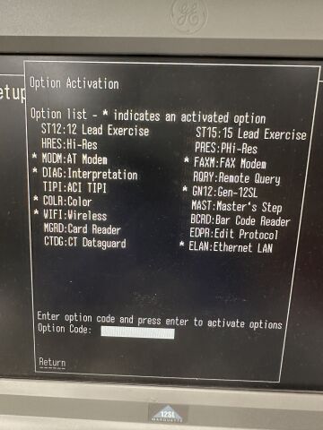 GE MAC5500 Portable electrocardiography system