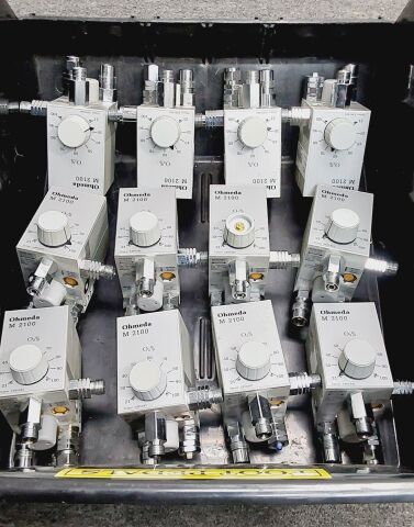 OHMEDA M2100 LOT OF 12 Oxygen Blender