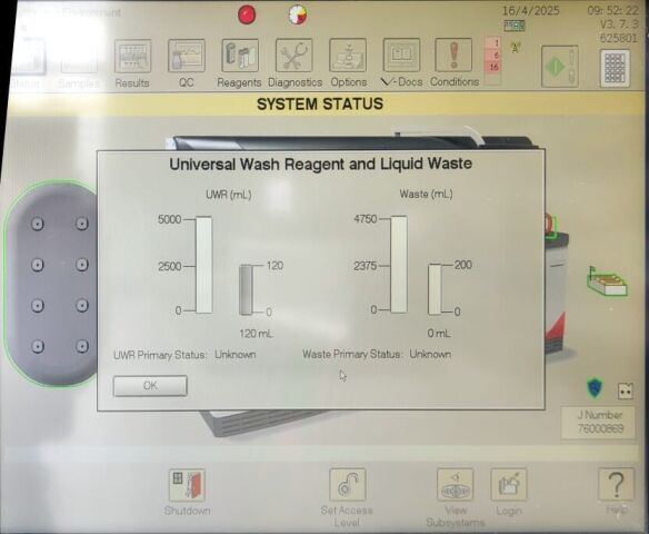 ORTHO-CLINICAL DIAGNOSTICS VITROS XT 7600 Chemistry Analyzer