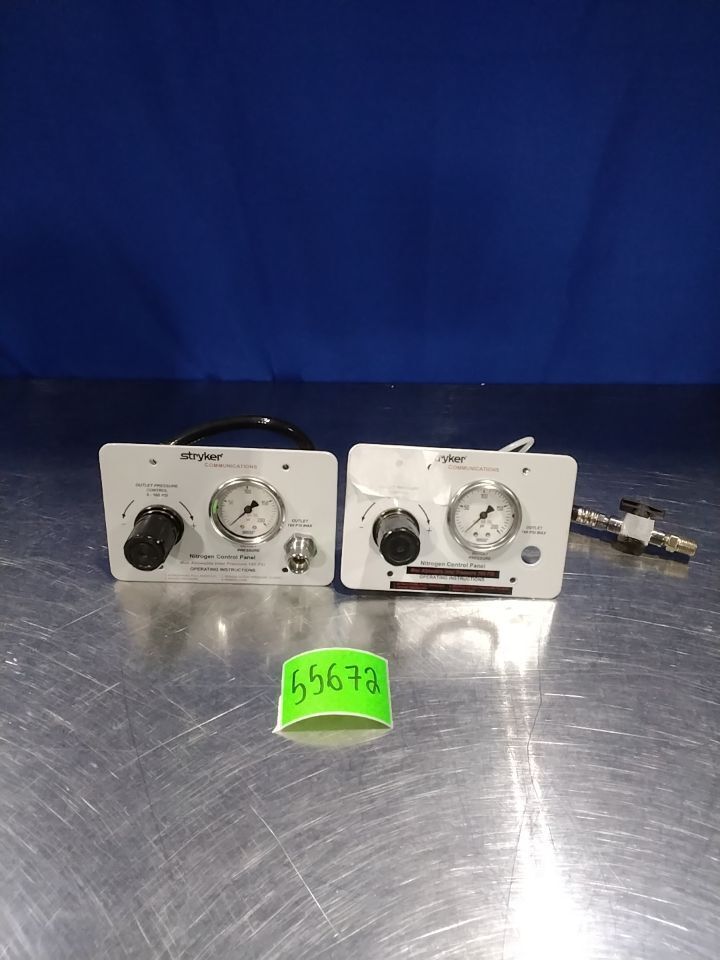 STRYKER Marsh Bellofram Nitrogen control panel - Lot of 2