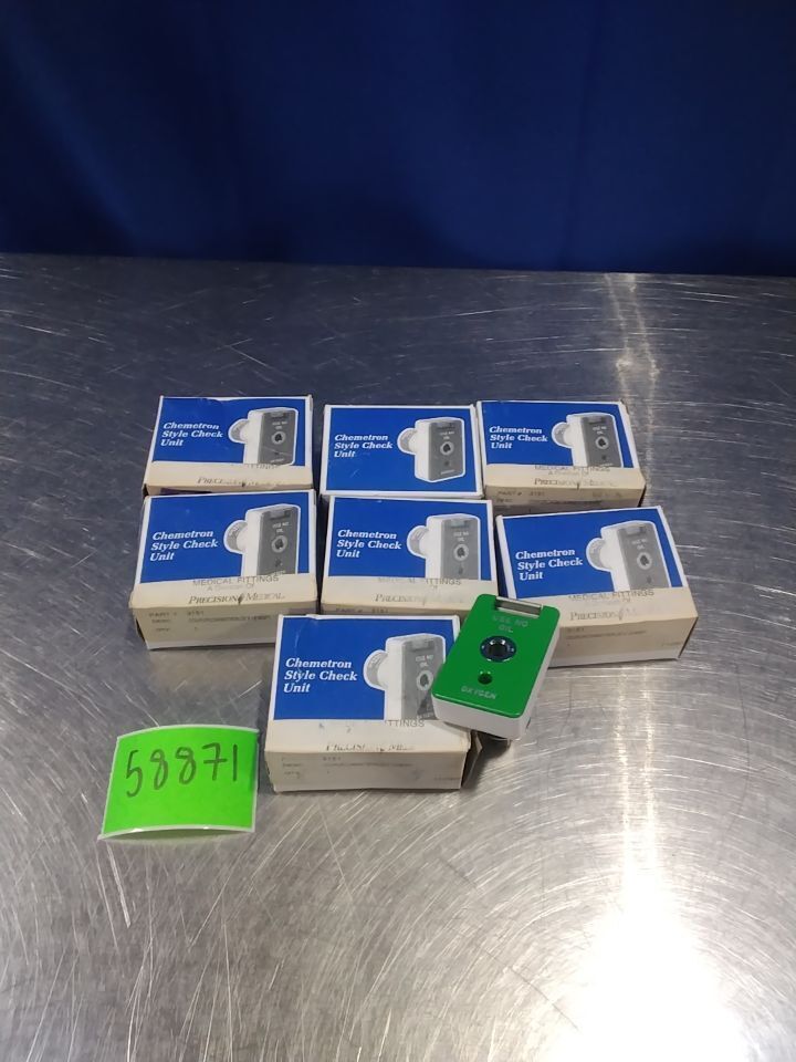 PRECISION MEDICAL 3151 O2 Coupler Chemetron Style check unit