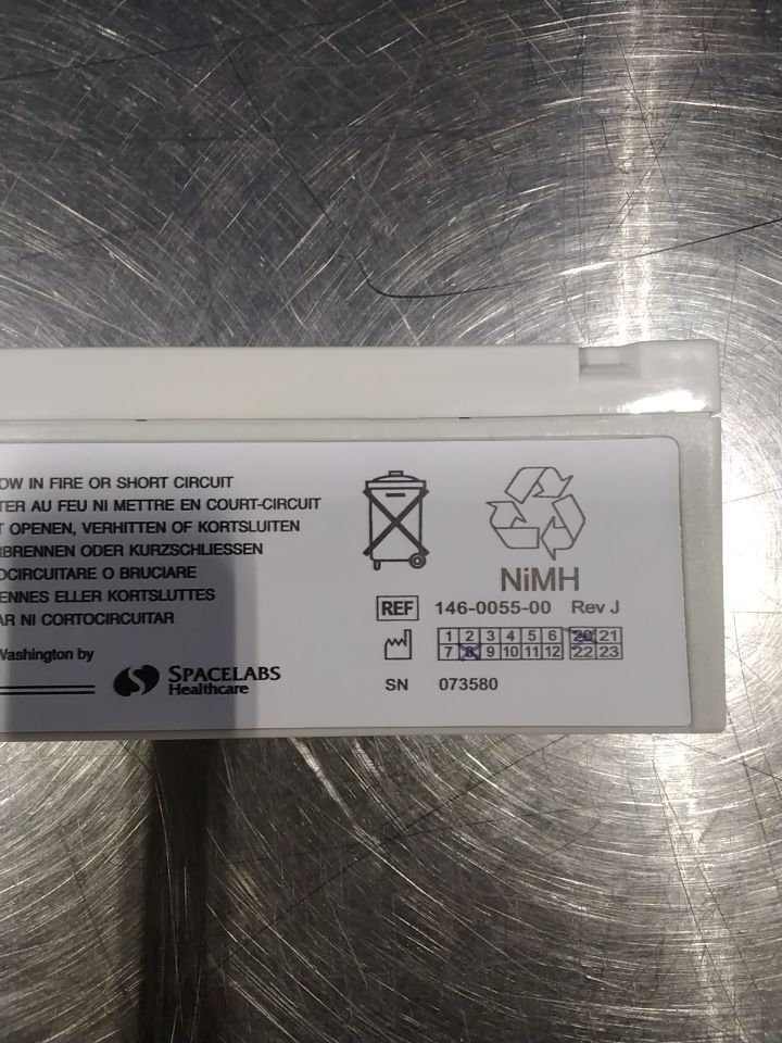 SPACELABS HEALTHCARE Rev J Battery