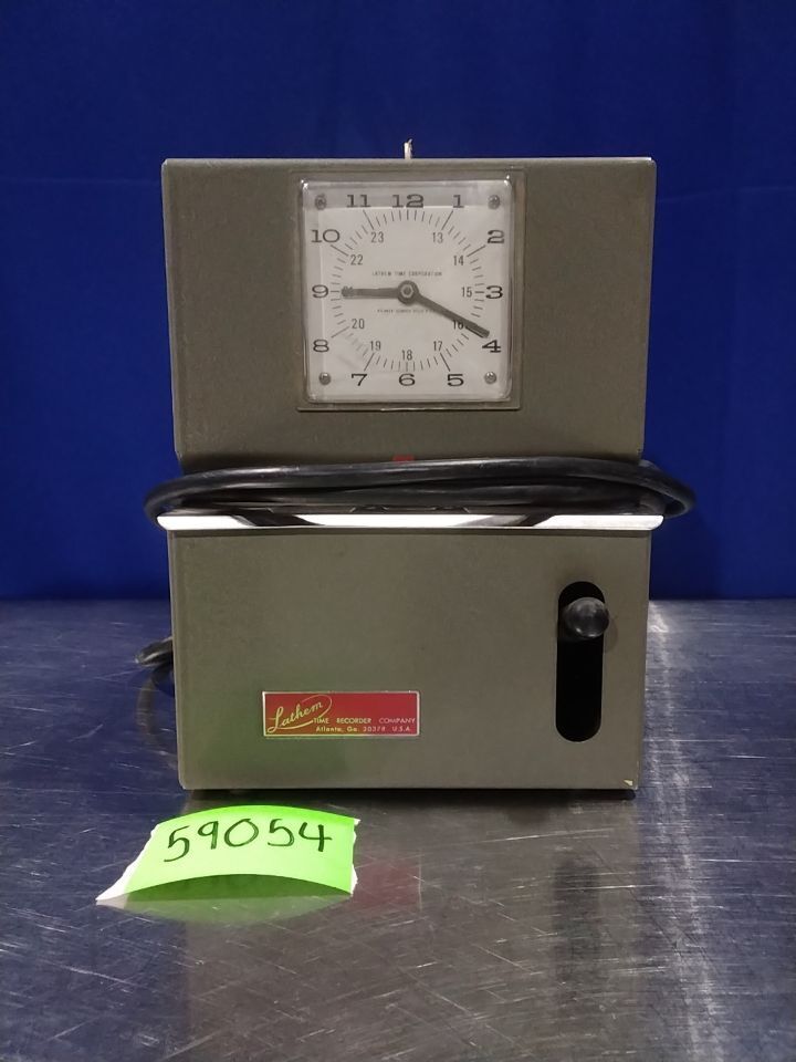 LATHEM 2121 Punch time clock