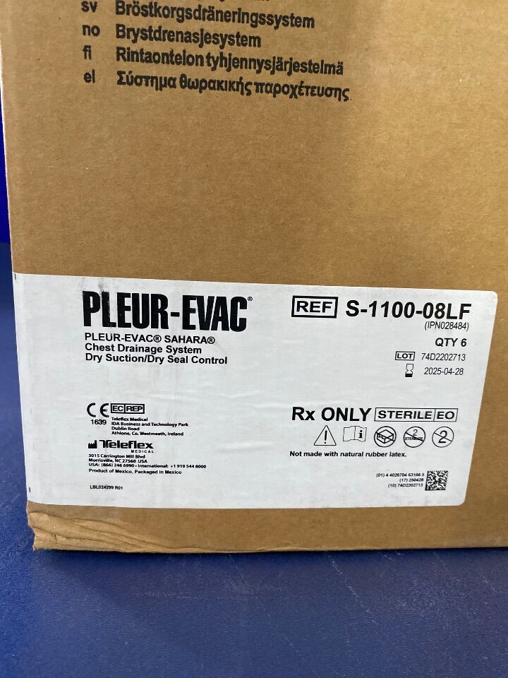 TELEFLEX MEDICAL PLEUR-EVAC SAHARA Chest Drainage System