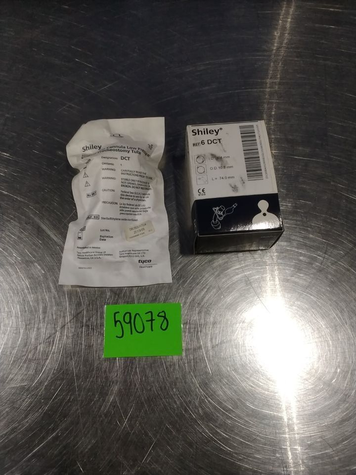 SHILEY 0805001704 6DCT Tracheostomy Tube