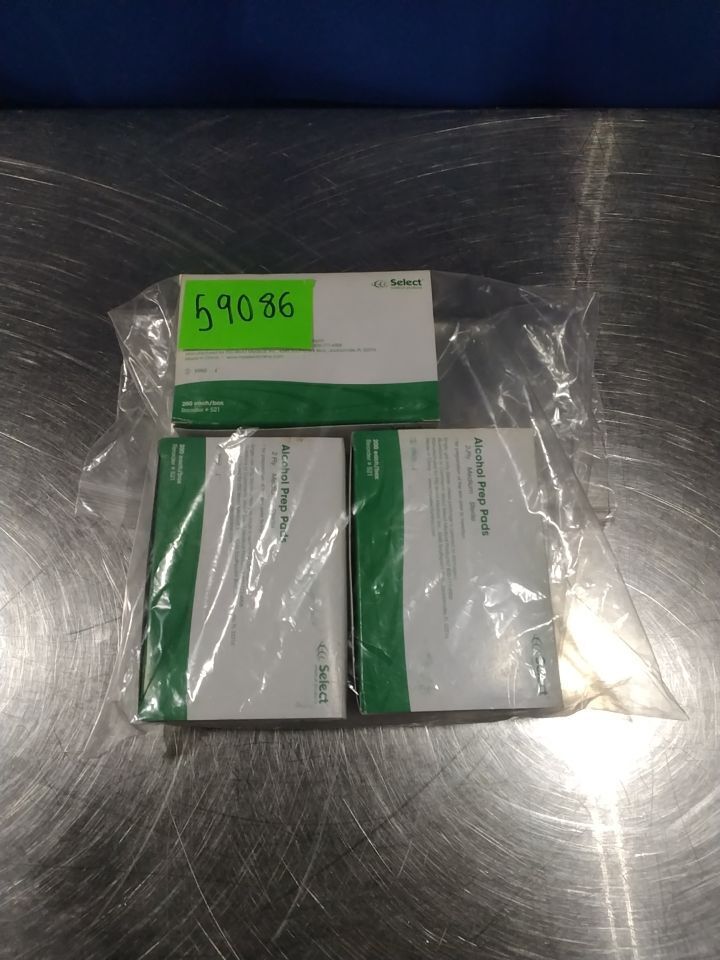 SELECT MEDICAL PRODUCTS Various Alcohol Prep Pads