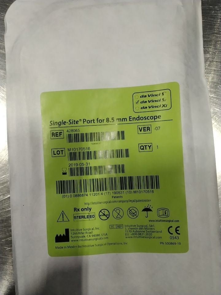 INTUITIVE SURGICAL, INC. Single-Site 428065 Port for 8.5 mm Endoscope