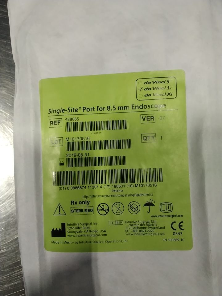 INTUITIVE SURGICAL Single-Site 428065 Port for 8.5 mm Endoscope
