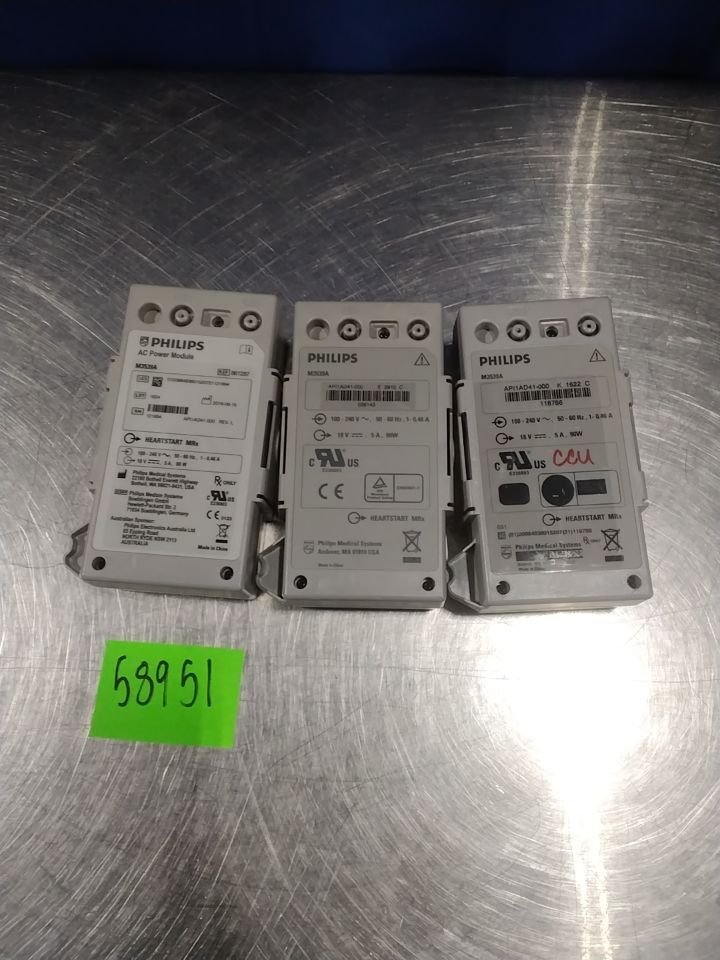 PHILIPS HeartStart MRx Battery Packs for - Lot of 3 Defibrillator