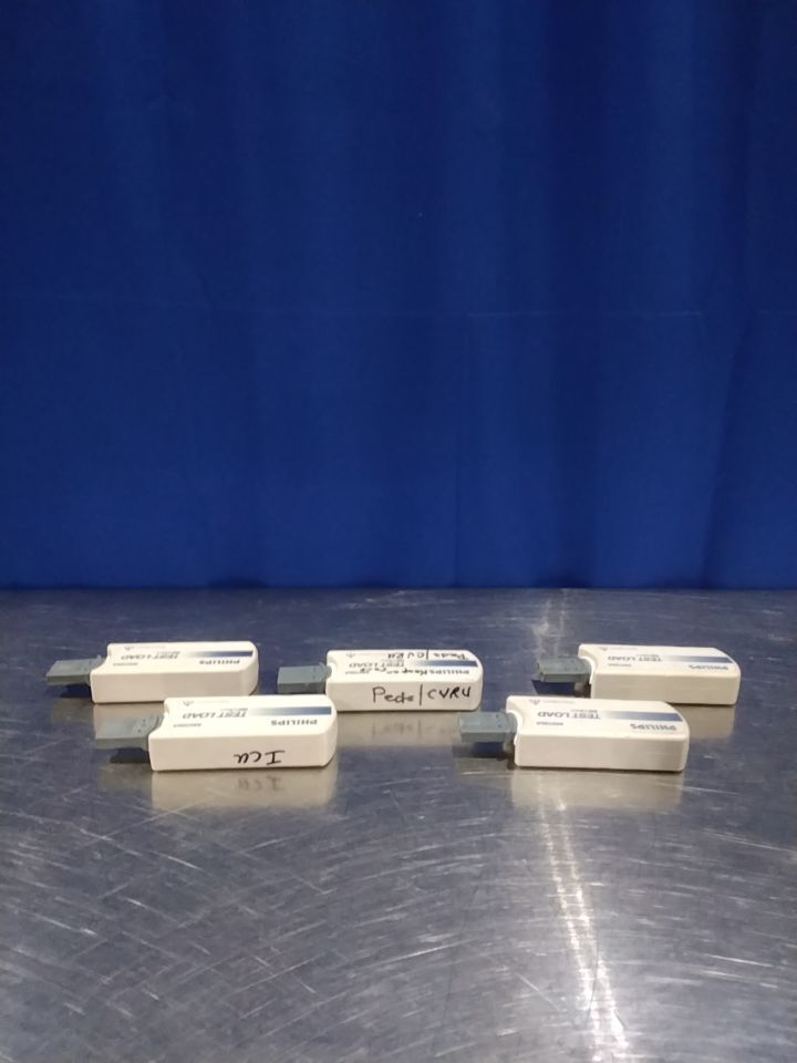 PHILIPS 50 Ohms Plug Style Test Load for - Lot of 5 Defibrillator