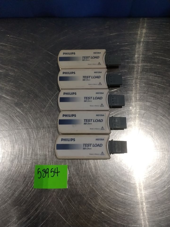 PHILIPS 50 Ohms Plug Style Test Load for - Lot of 5 Defibrillator