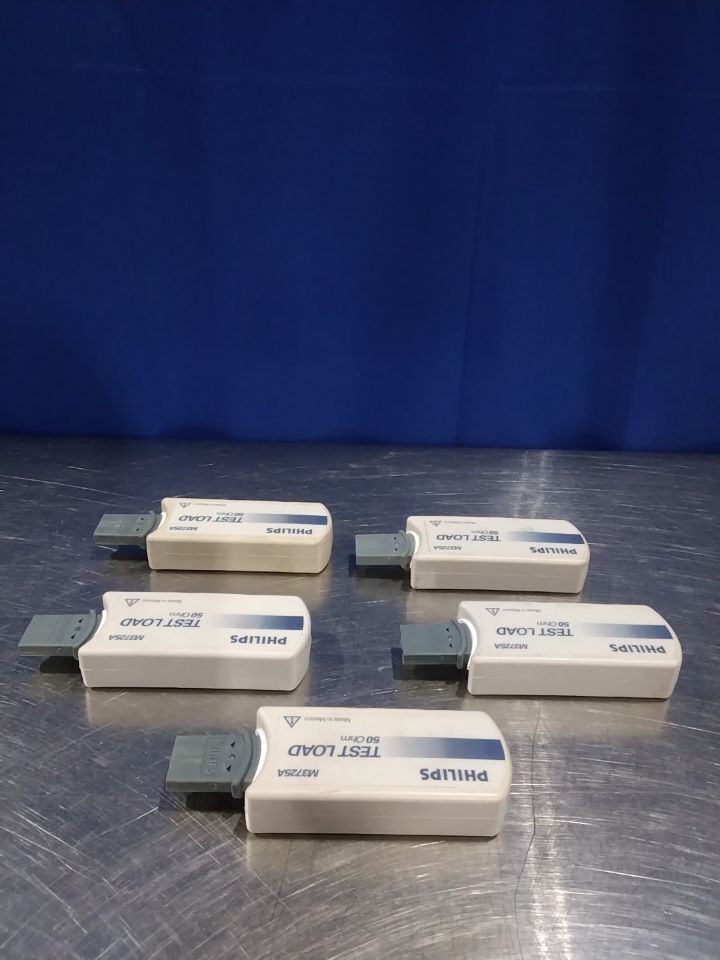 PHILIPS 50 Ohms Plug Style Test Load for - Lot of 5 Defibrillator