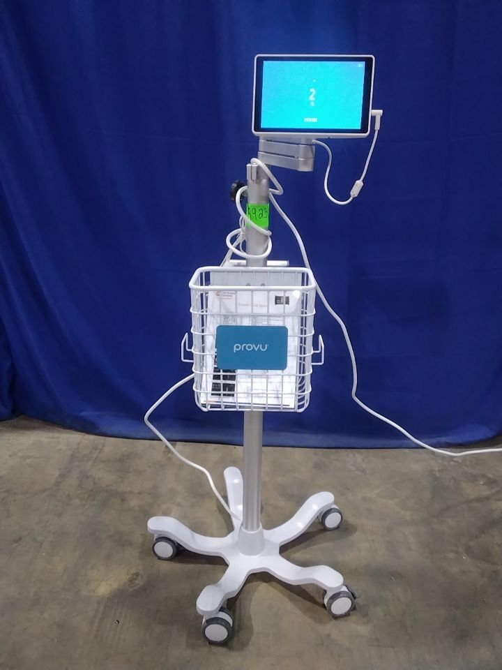 FLEXICARE PROVU Video Laryngoscope on mobile cart