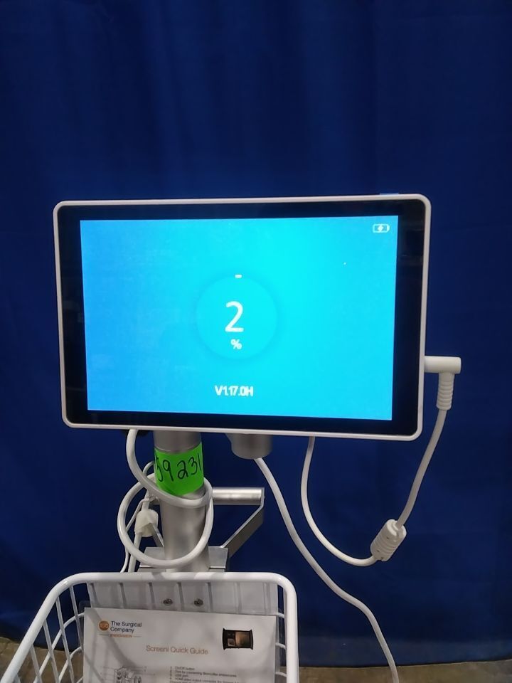 FLEXICARE PROVU Video Laryngoscope on mobile cart