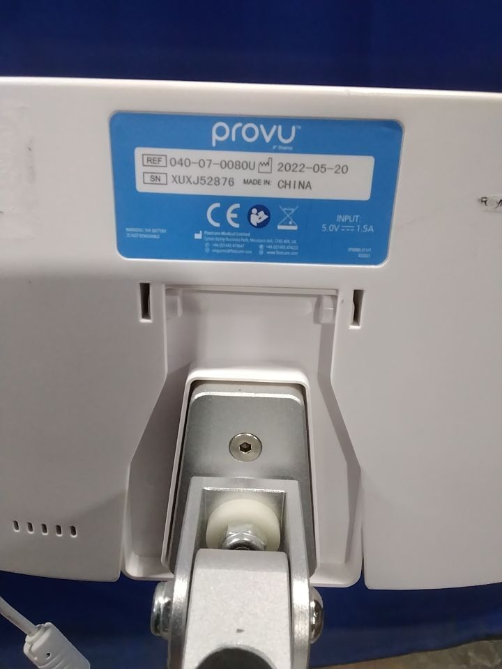 FLEXICARE PROVU Video Laryngoscope on mobile cart