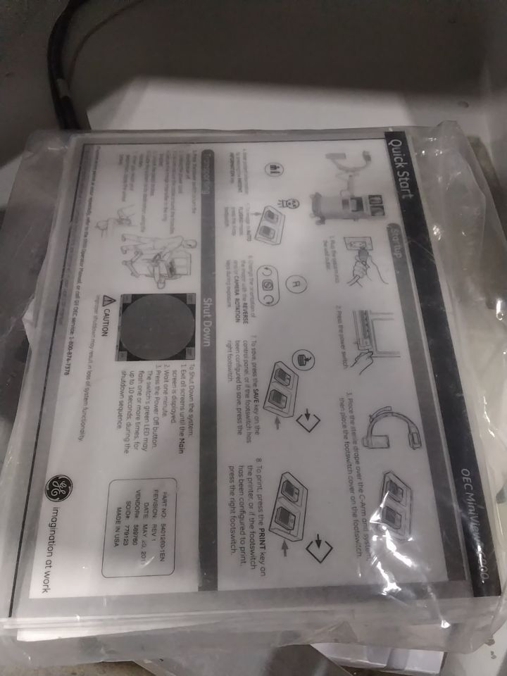 GE OEC MINIVIEW 6800 C-Arm