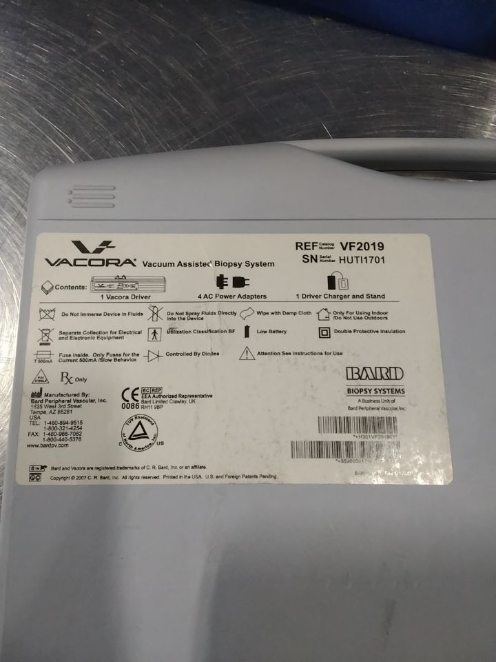 BARD Vacora VF2019 Biopsy Unit