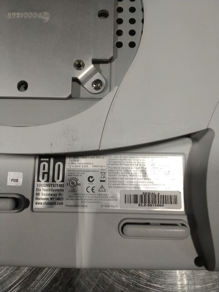 ELO TOUCHSYSTEMS ET1920L-7SKR-1-45C-SPC-G - Lot of 2 Display Monitor